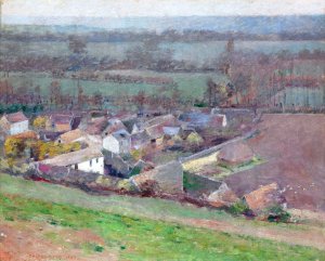 A Bird's-Eye View by Theodore Robinson Oil Painting