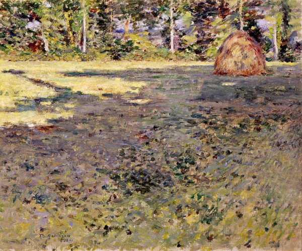 Afternoon Shadows by Theodore Robinson - Hand-Painted Oil Painting Reproduction