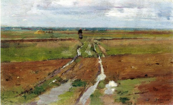 Barbizon by Theodore Robinson - Hand-Painted Oil Painting Reproduction