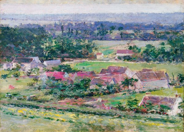 Giverny by Theodore Robinson - Hand-Painted Oil Painting Reproduction