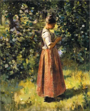 In the Grove by Theodore Robinson Oil Painting