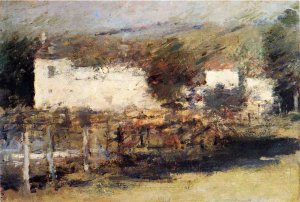 Moonlight, Giverny - Study Oil painting by Theodore Robinson