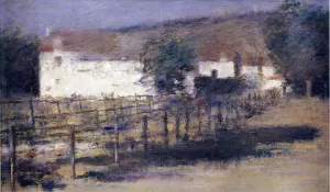 Moonlight, Giverny by Theodore Robinson Oil Painting
