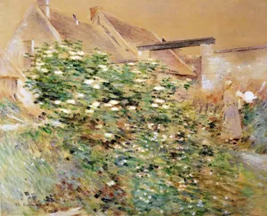 Normandy Farm, A Characteristic Bit, Givernyy by Theodore Robinson Oil Painting