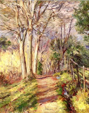 Path in Frascati by Theodore Robinson - Oil Painting Reproduction