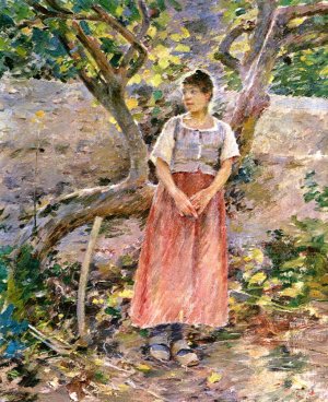 Potato Harvest Oil painting by Theodore Robinson