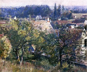 Saint Martin's Summer, Giverny by Theodore Robinson - Oil Painting Reproduction