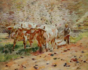 Springtime in Vermont painting by Theodore Robinson