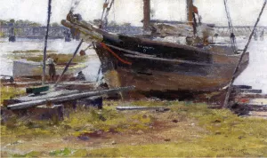 The E. M. J. Betty by Theodore Robinson Oil Painting