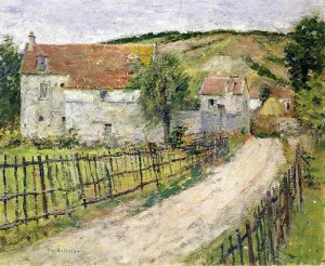 The Old Mills of Brookville also known as Vieux Moulin by Theodore Robinson - Oil Painting Reproduction