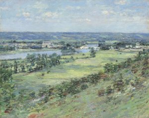 The Valley of the Seine,from the Hills of Giverny by Theodore Robinson Oil Painting