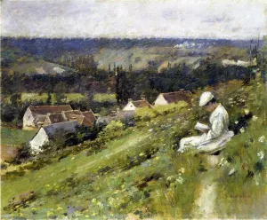 Val d'Arconville by Theodore Robinson - Oil Painting Reproduction