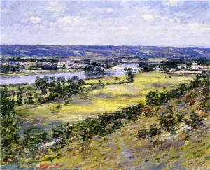 Valley of the Seine from Giverny Heights by Theodore Robinson Oil Painting