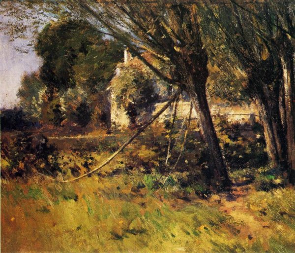 Willows also known as Enn Picardie by Theodore Robinson - Hand-Painted Oil Painting Reproduction