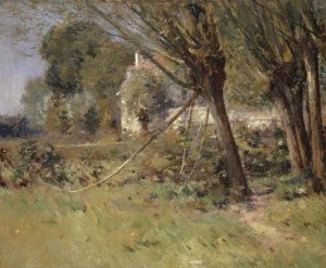 Willows by Theodore Robinson Oil Painting