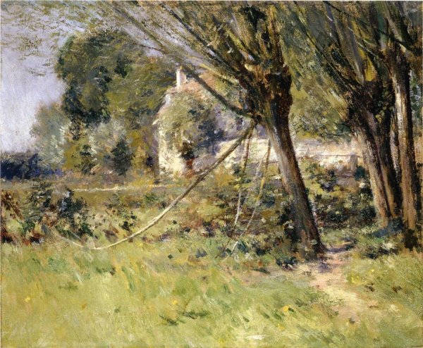 Willows by Theodore Robinson - Hand-Painted Oil Painting Reproduction