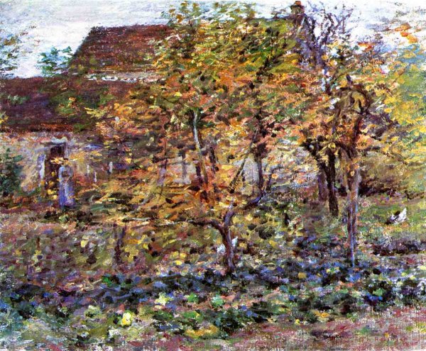 Yellow Apples by Theodore Robinson - Hand-Painted Oil Painting Reproduction