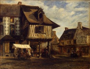 Market-Place in Normandy