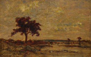 Marshlands by Theodore Rousseau Oil Painting