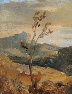 Paysage d'Auvergne by Theodore Rousseau Oil Painting