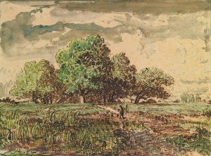Return From The Fields by Theodore Rousseau Oil Painting