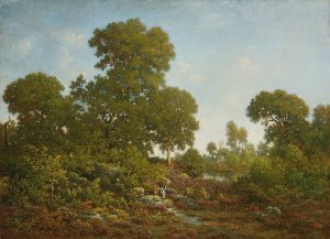 Springtime by Theodore Rousseau Oil Painting