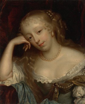 Portrait of a Lady by Theodore Russel Oil Painting