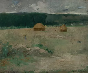 Giverny Farm by Theodore Wendel Oil Painting