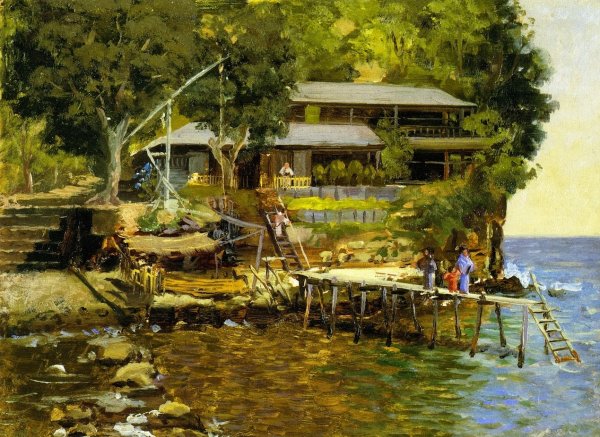 Main Product Photo of Homoko, Japan Painting by Theodore Wores