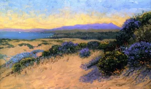 Mr. Tamalpais from San Francisco Dunes by Theodore Wores Oil Painting