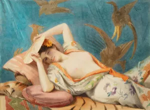 Japonairie by Theodoros Ralli Oil Painting