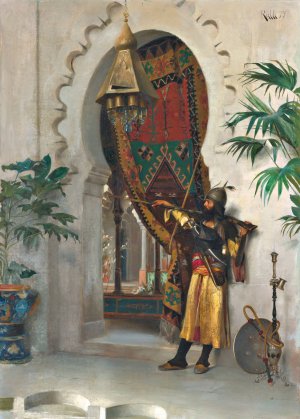 La sentinelle by Theodoros Ralli Oil Painting