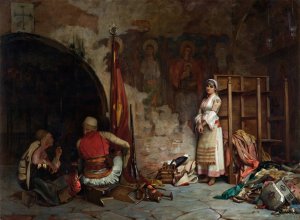 The Captive by Theodoros Ralli Oil Painting
