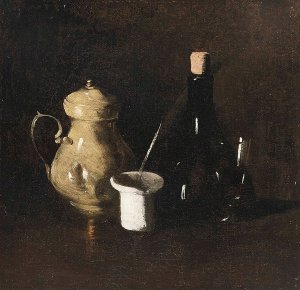 Refreshment by Theodule Ribot Oil Painting