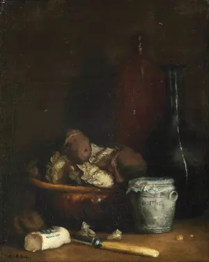 Rillettes avec accompagnements by Theodule Ribot Oil Painting