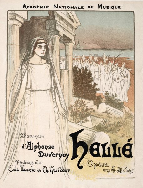 Main Product Photo of Helle - Opera En 4 Actes  Painting by Theophile Alexandre Steinlen