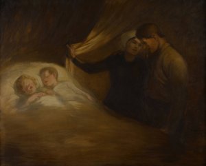 Les Pauvres gens by Theophile Alexandre Steinlen Oil Painting