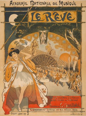 The Dream by Theophile Alexandre Steinlen Oil Painting