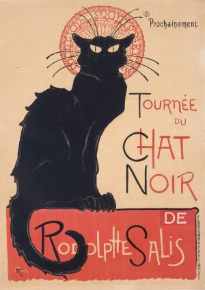 Tournee du Chat Noir by Theophile Alexandre Steinlen Oil Painting