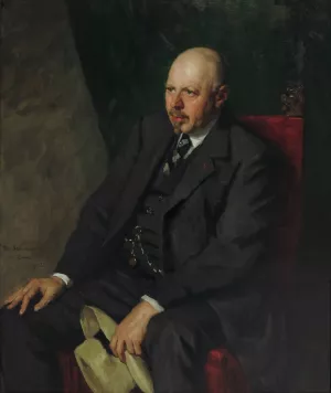 Anton Caspar Rudolph Dreesmann by Therese Schwartze Oil Painting