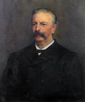 Louis Marie de Laat de Kanter by Therese Schwartze Oil Painting