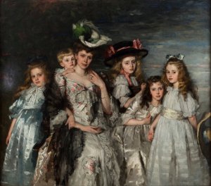 Portrait of Mrs. A.G.M. van Ogtrop-Hanlo by Therese Schwartze Oil Painting
