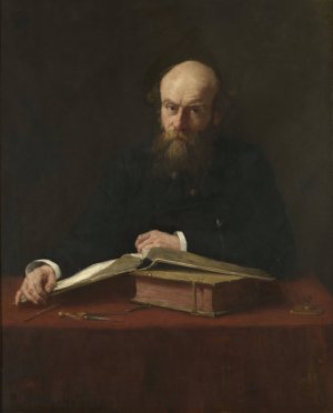Portret van Dr. P.J.H. Cuypers by Therese Schwartze Oil Painting