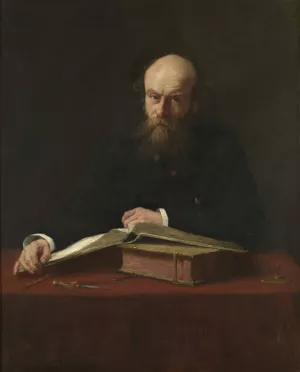 Portret van Dr. P.J.H. Cuypers by Therese Schwartze Oil Painting