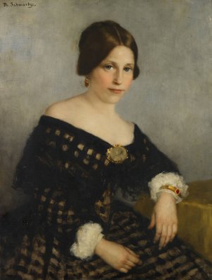 Sophia Adriana de Bruijn by Therese Schwartze Oil Painting