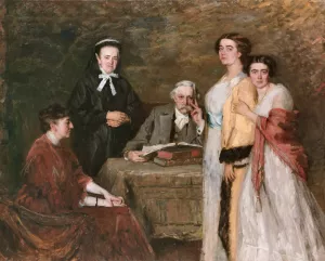 The Inmates of my House by Therese Schwartze Oil Painting