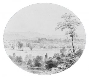 The Valley of Wyoming--Across from Plymouth by Thomas Addison Richards Oil Painting