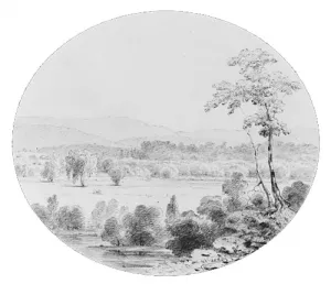 The Valley of Wyoming--Across from Plymouth by Thomas Addison Richards Oil Painting