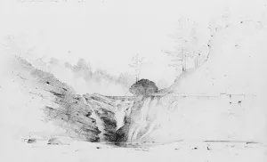 Wapwallopen Creek, Pennsylvania by Thomas Addison Richards - Oil Painting Reproduction