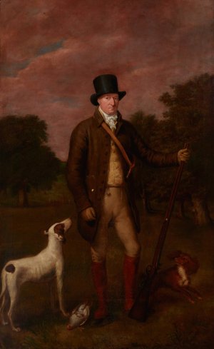 Portrait of Henry Hoste Henley by Thomas Arrowsmith Oil Painting